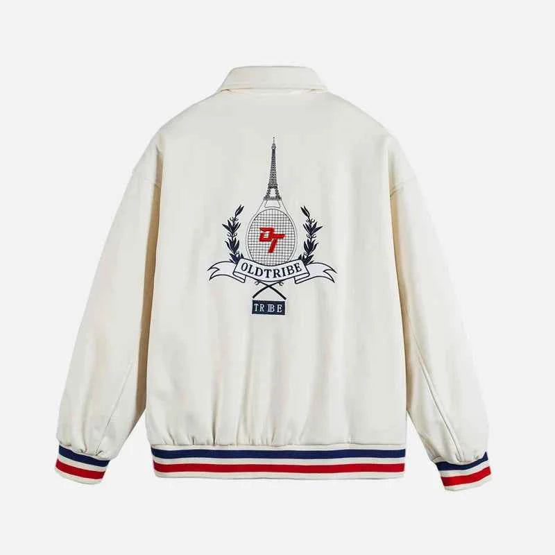 Y2K Casual Embroidered Varsity Baseball Jacket