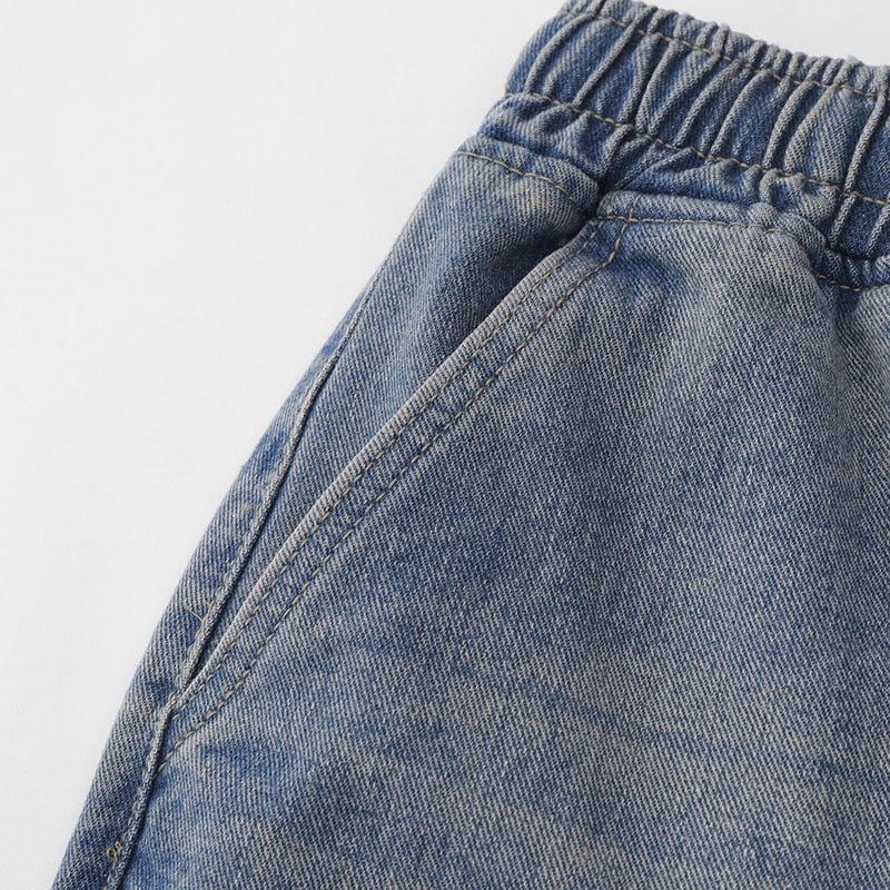 Tarantula Spider Graphic Denim Shorts