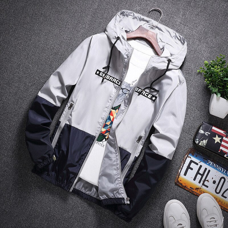 Embrace Two Half Color Jacket