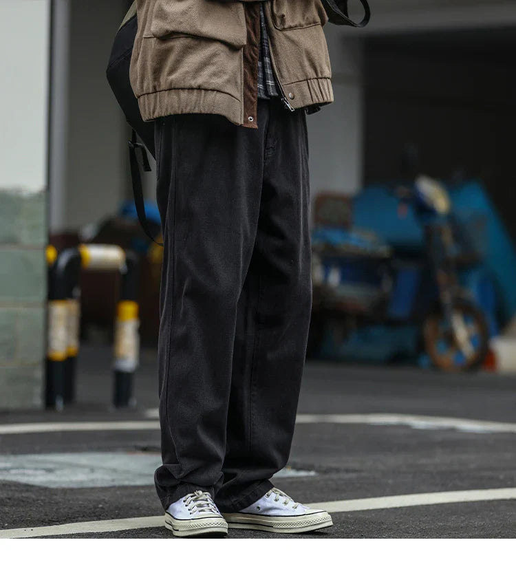 Casual Straight-Leg Trousers