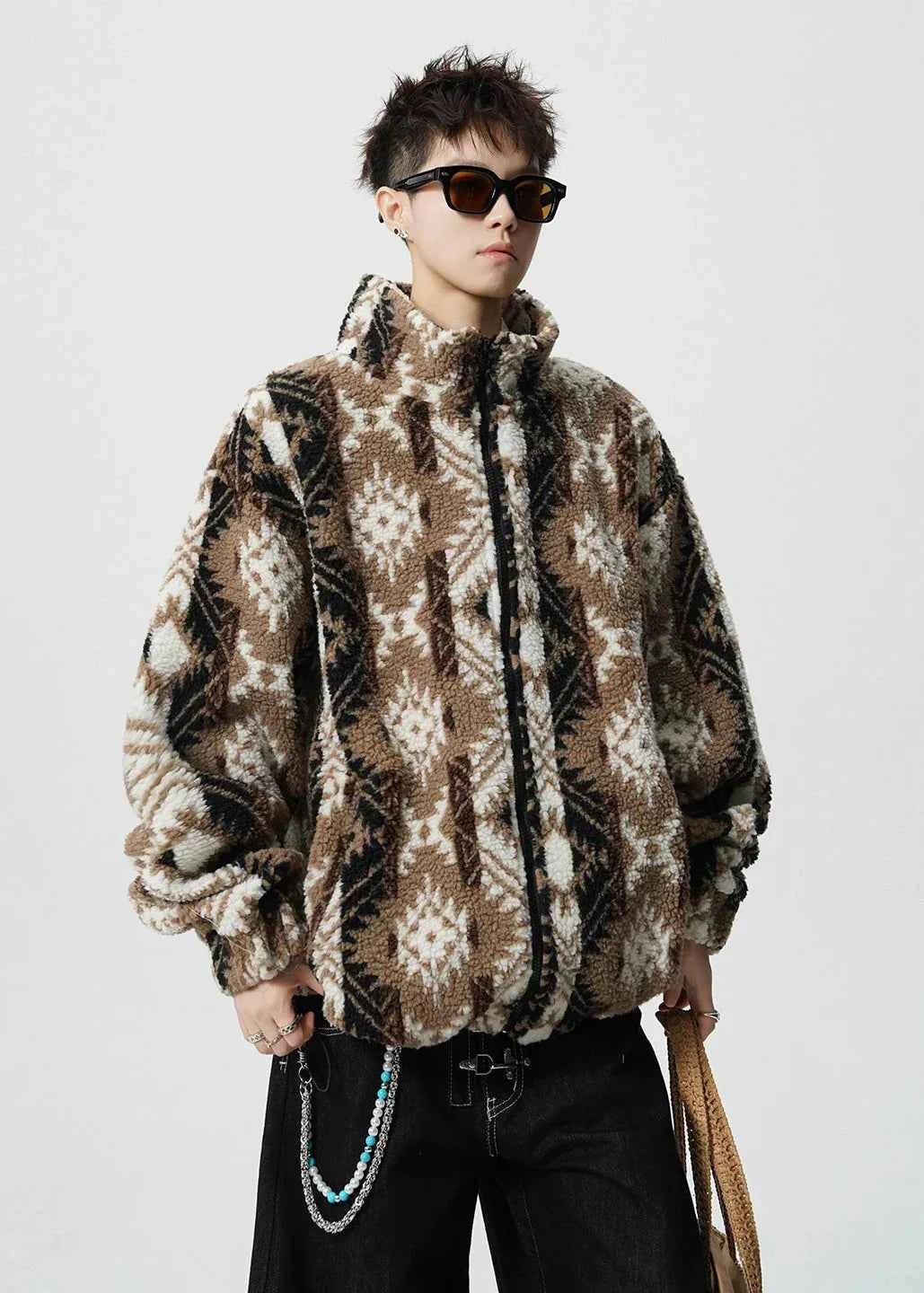 Comfortable Thick Winter Christmas Snowflake Jacket