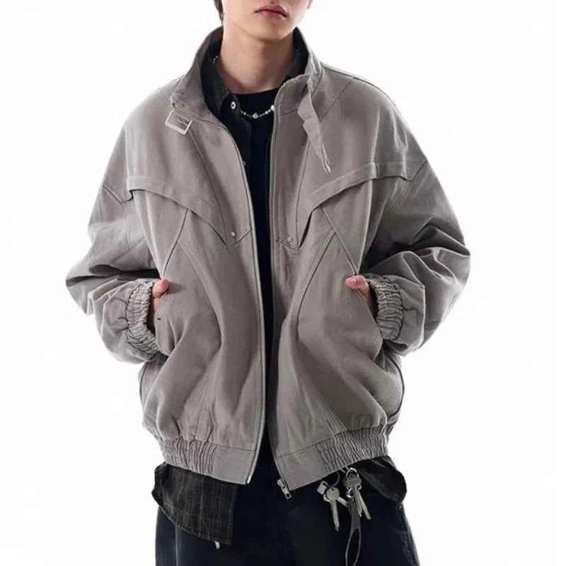 Japanese Style Loose Fit Workwear Casual Jacket