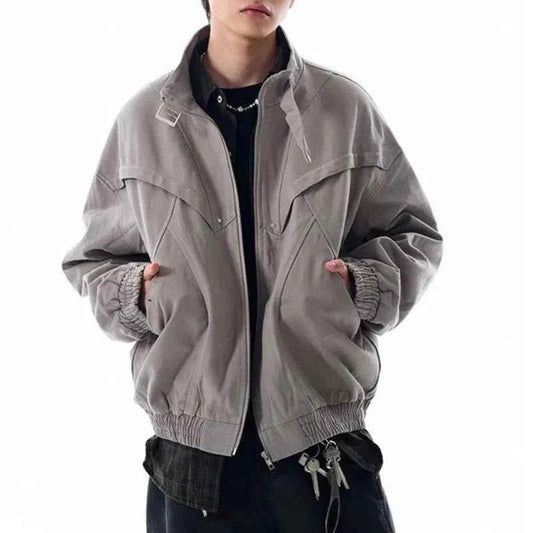 Japanese Style Loose Fit Workwear Casual Jacket
