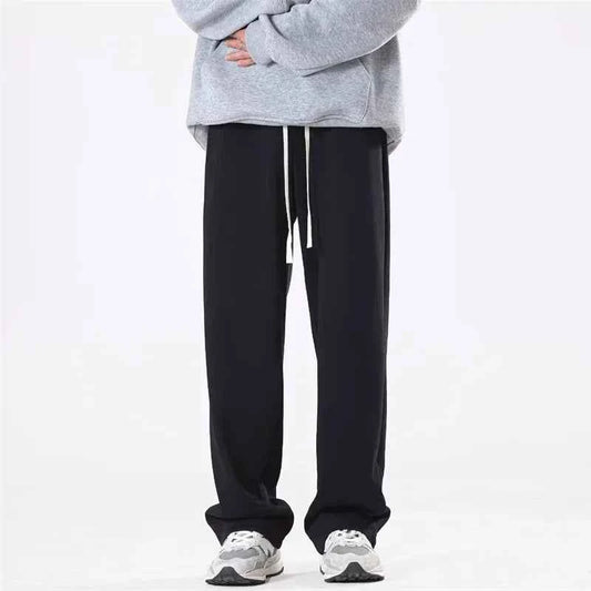 Streetwear Vintage Drape Baggy Pant Fleece Sweatpants