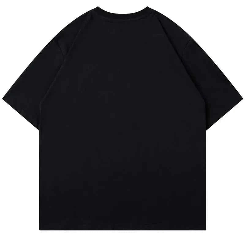 Versatile Streetwear Graphic Oversized Cotton T-Shirt