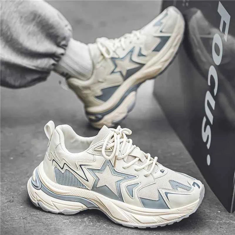 Vintage Stars Platform Sneakers