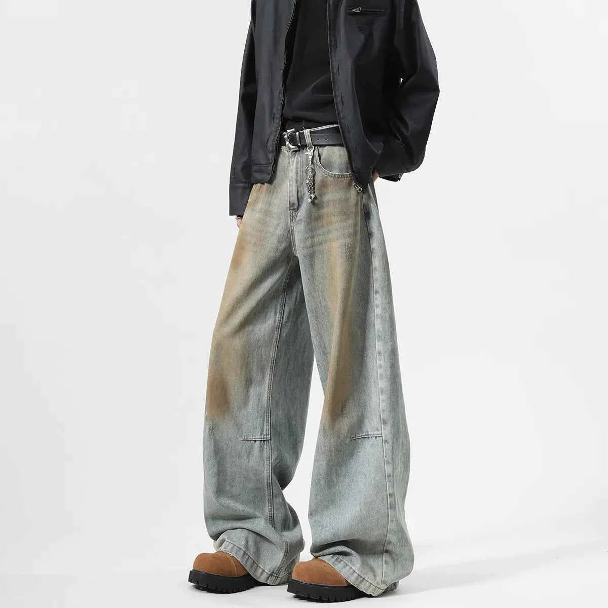 Streetwear Cool Loose Fit Denim Jeans