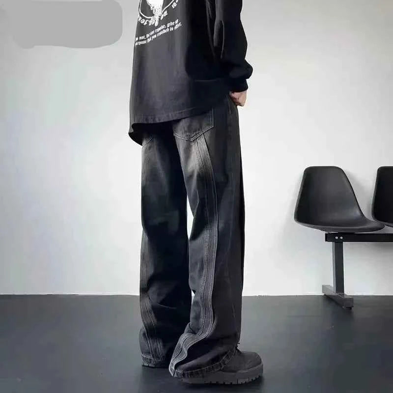 Durable Streetwear High Street Wide Leg Jeans