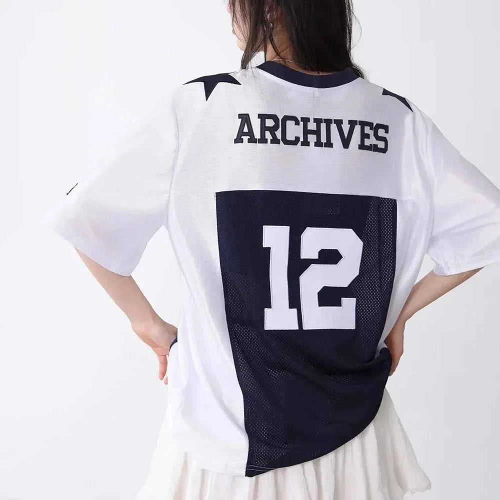 American Style Retro Loose Fit Sports T-Shirt
