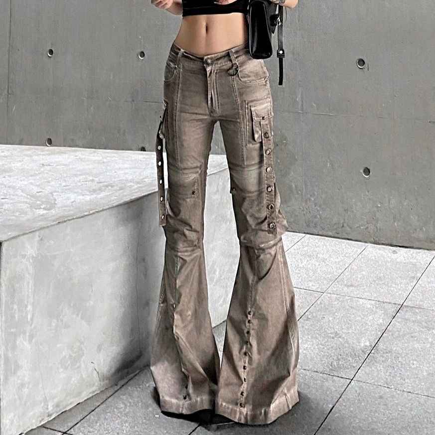 Micro Horn Stereoscopic Pocket Jeans