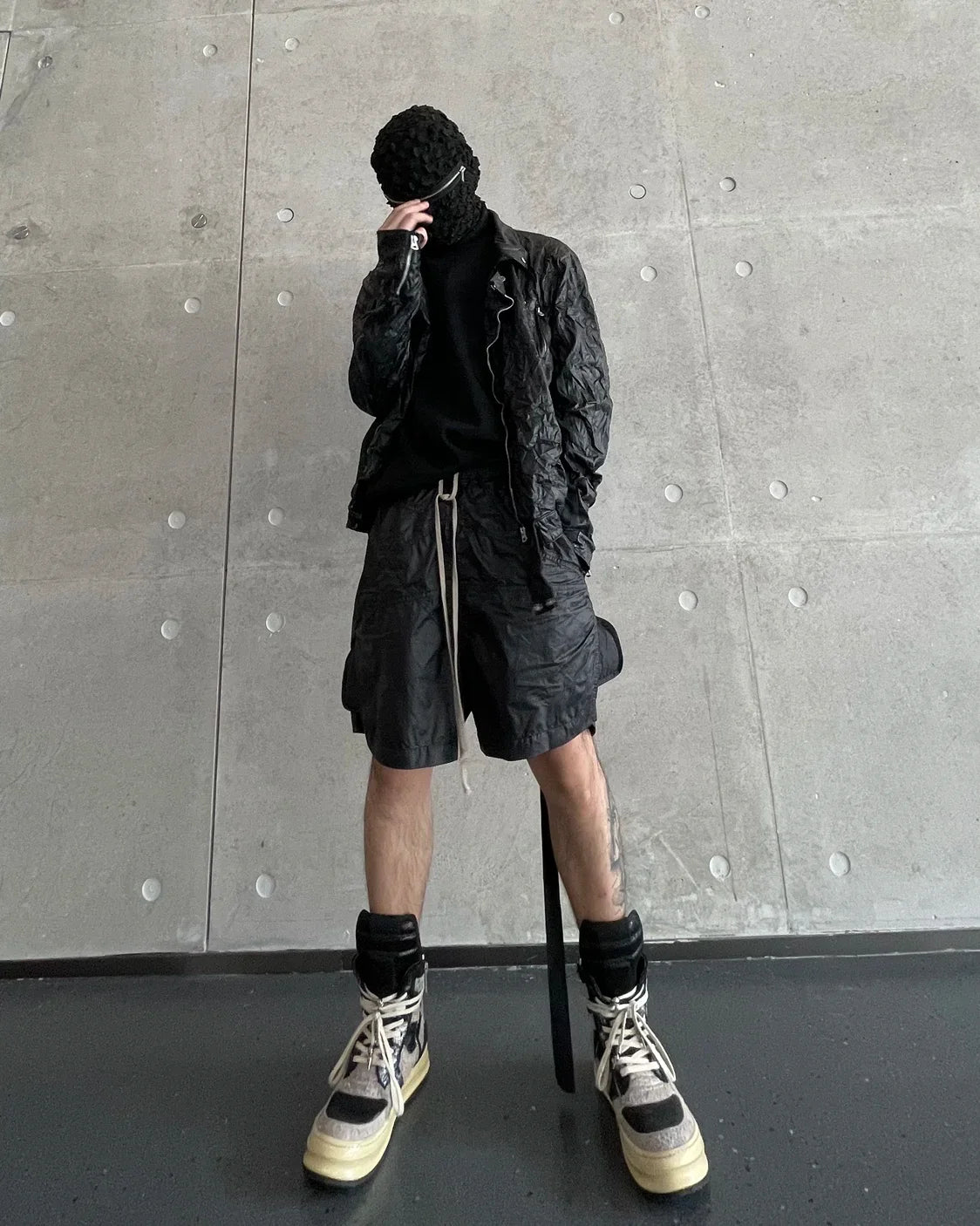 Full Face Mask Zipper Style Monkey Cap
