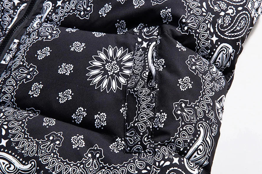 Paisley Padded Gilet