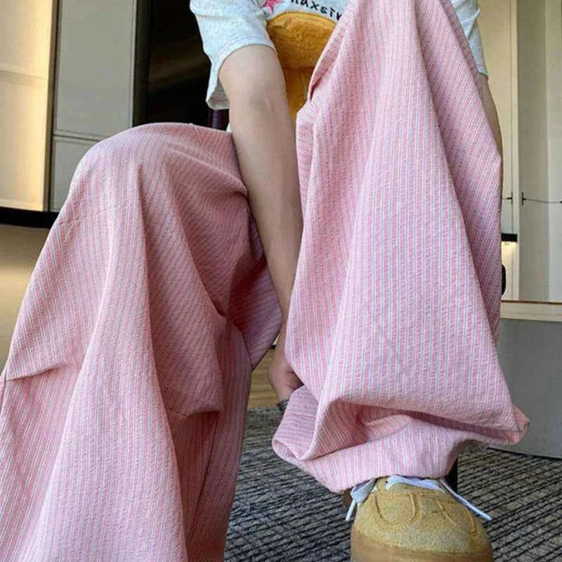 Trendy Handsome Wide Leg Casual Pants