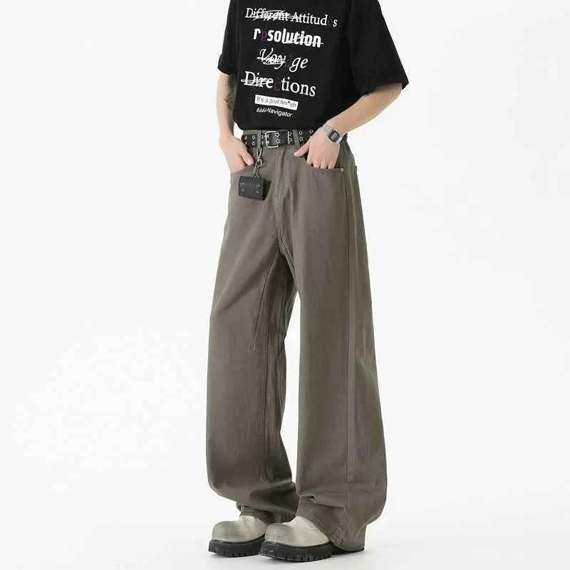Premium Y2K Loose Fit Wide Leg Denim Jeans
