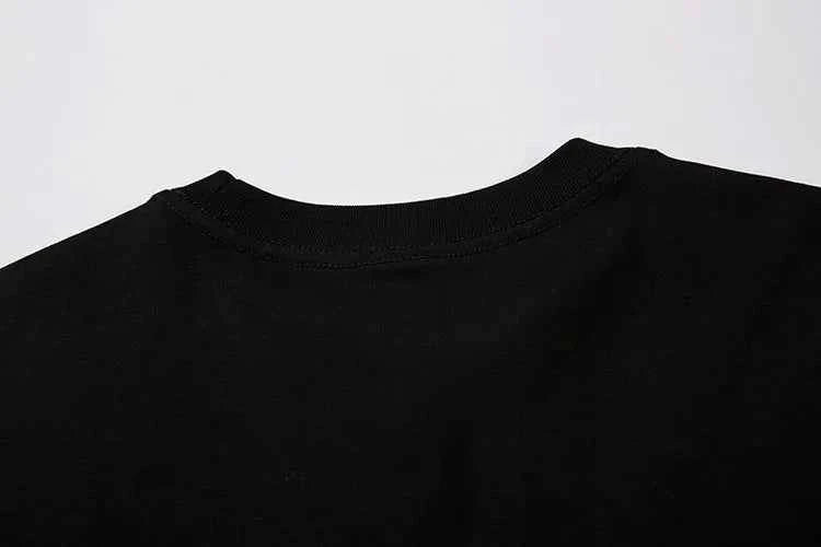 Breathable Abstract Graphic Print Oversize Cotton T-Shirt