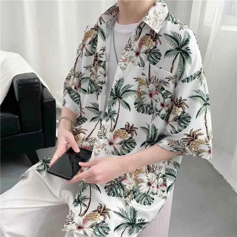 Women Florida Stylish Button-Up Short Sleeve Shirt