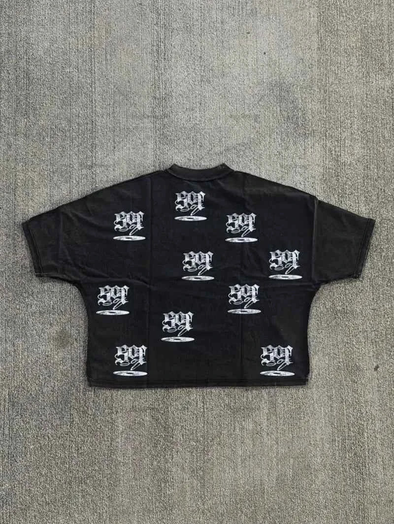 Gothic Retro High Street Oversized T-Shirt