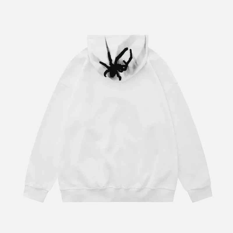 Streetwear Spider Printed Hip Hop Hoodie