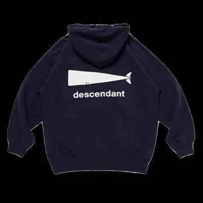 Whale Embroidered Casual Loose Japanese Hoodie
