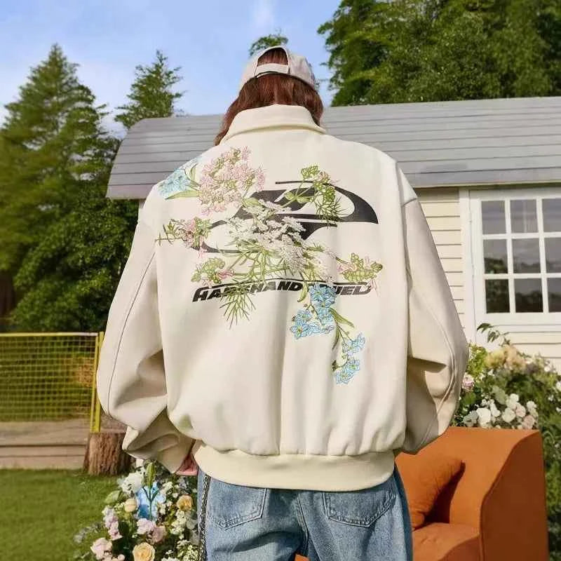 American Style New Floral Embroidered Jacket