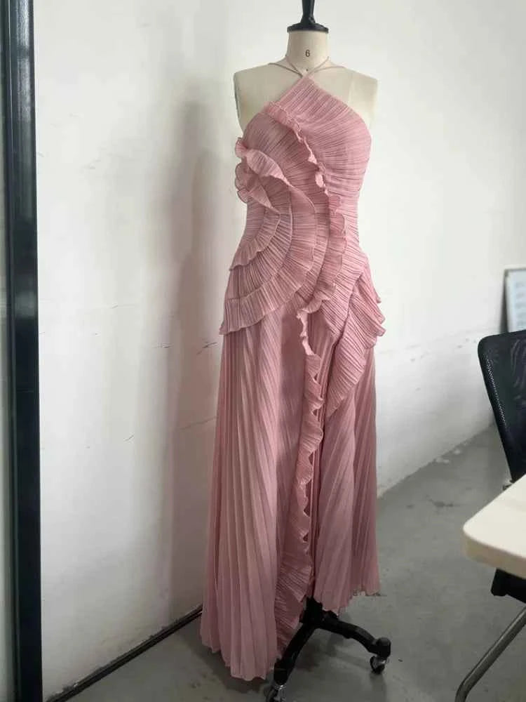 Lotus Edge Maxi Dress