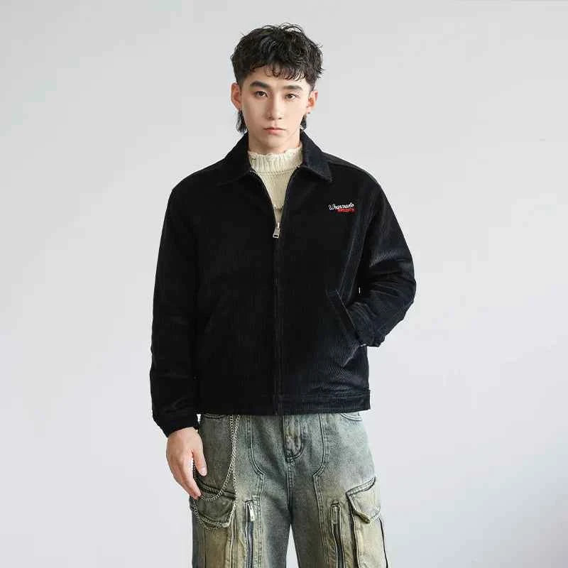 Effortless Vintage American Style Bomber Jacket