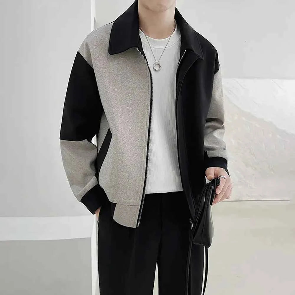 Autumn Contrast Color Casual Business Jacket