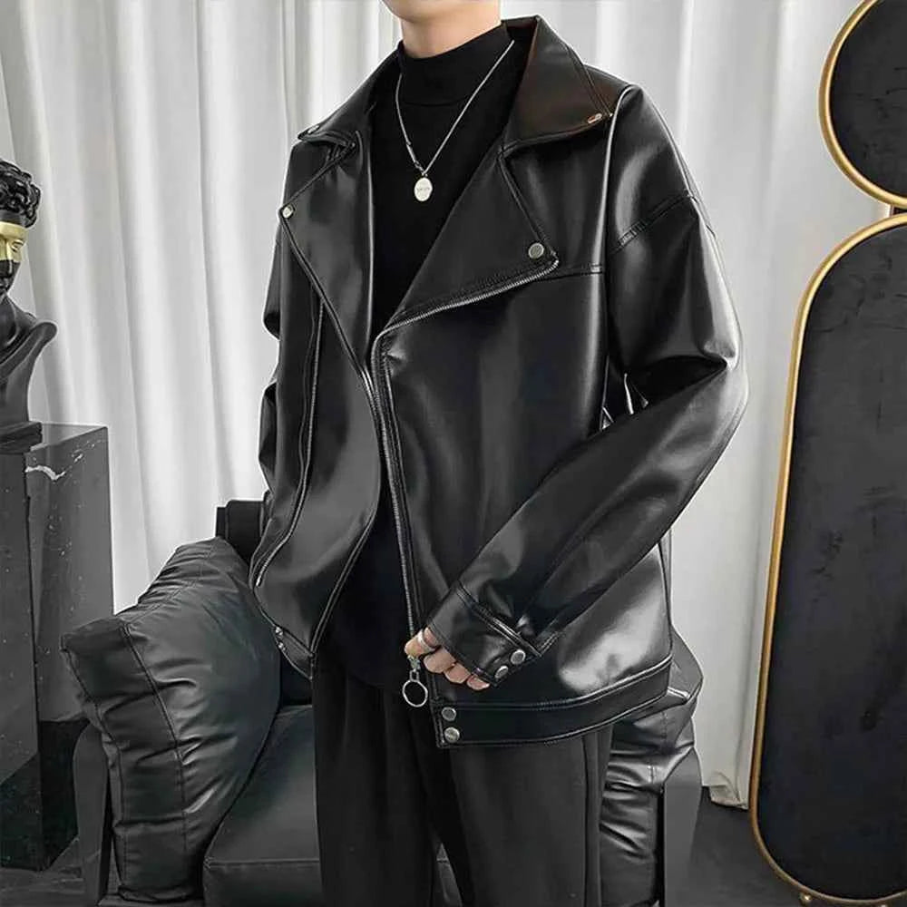 Premium Streetwear Classic Leather Jacket