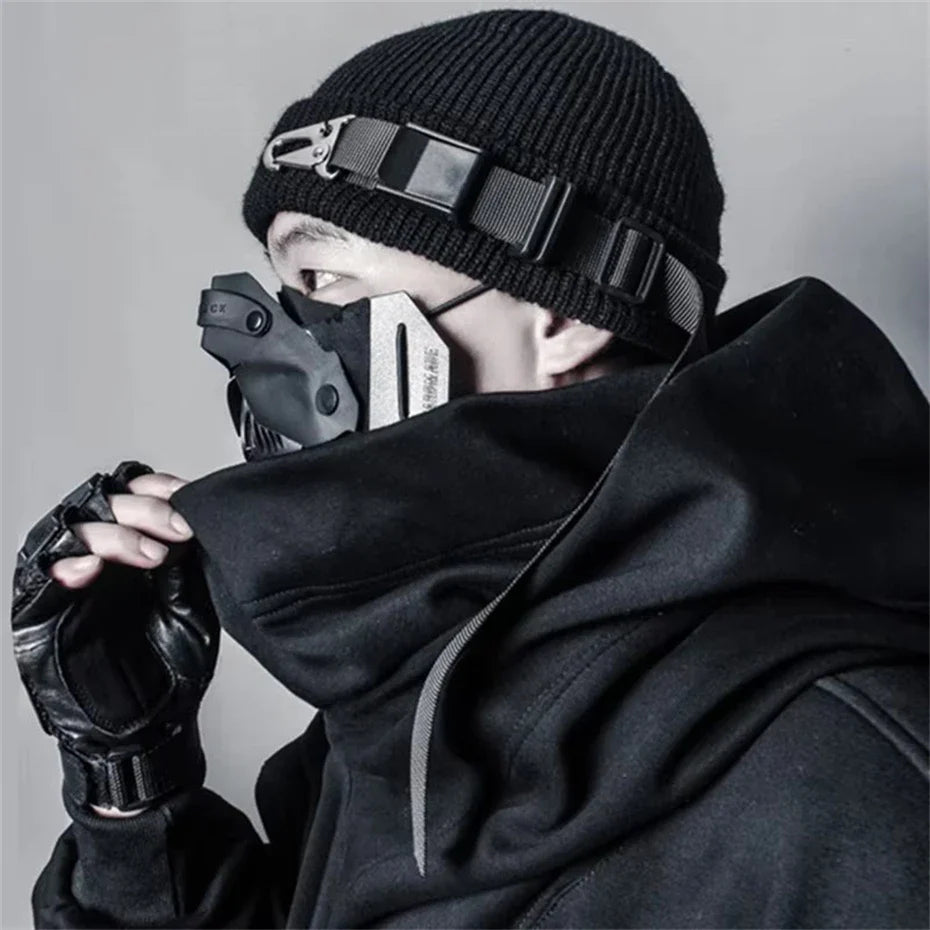 Nightshade Beanie Hat with Buckle