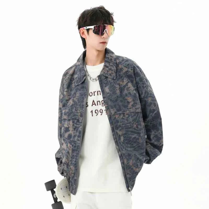 Niche Tie Dyed Denim Jacket
