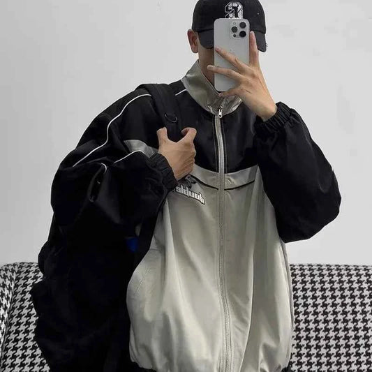 Vintage Streetwear Charge Windbreaker Jacket