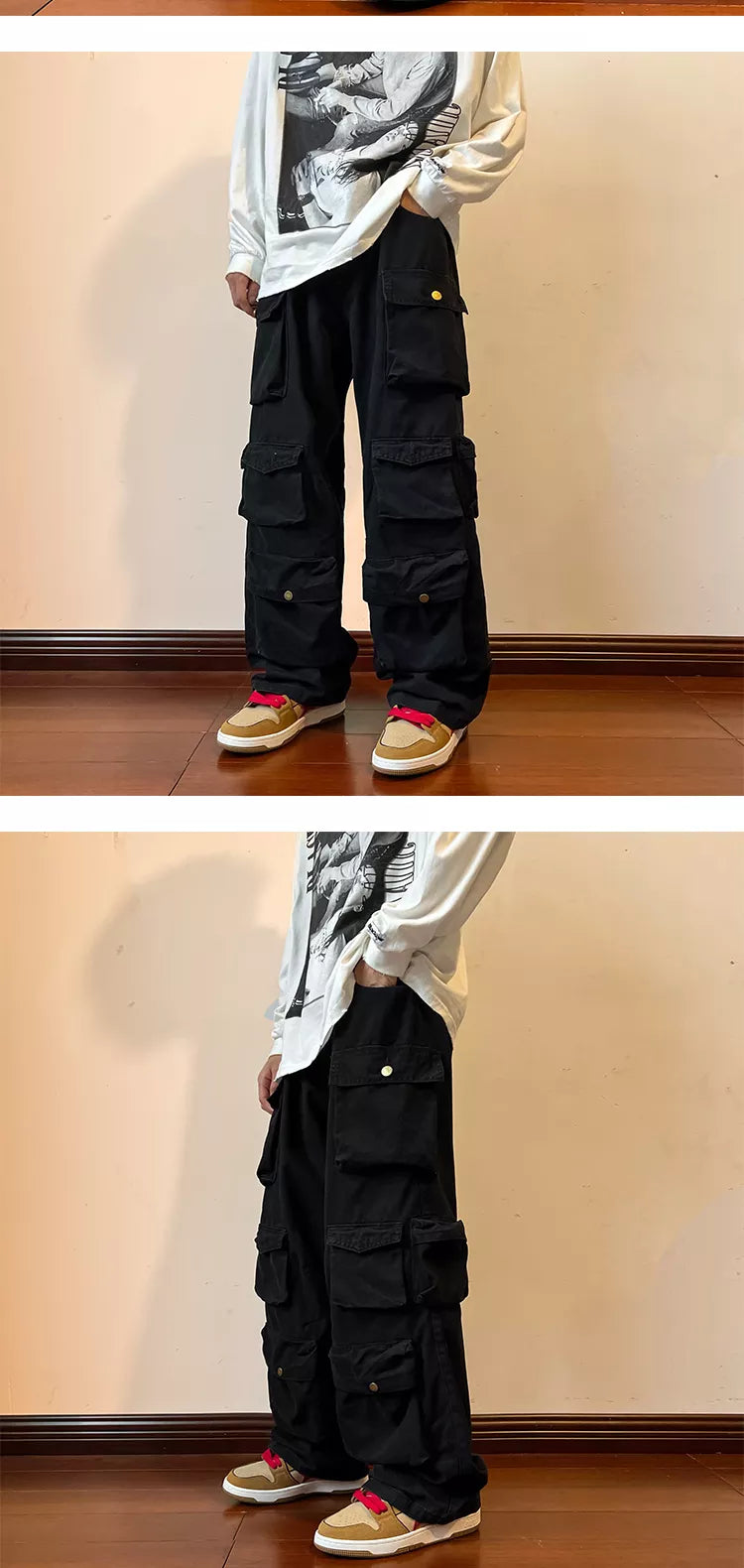 Baggy Style Multi-pockets Tooling Pants