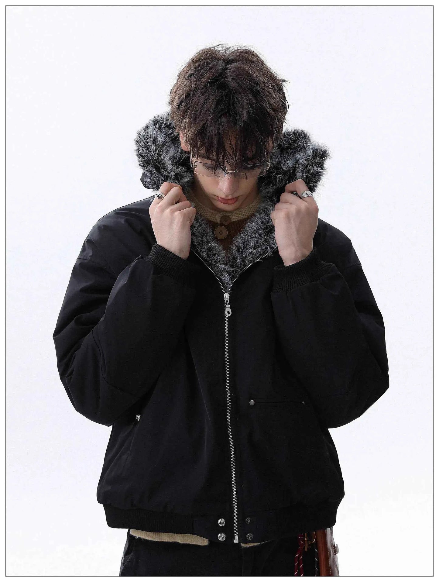 Stylish Long-lasting Faux Fur Hooded Jacket
