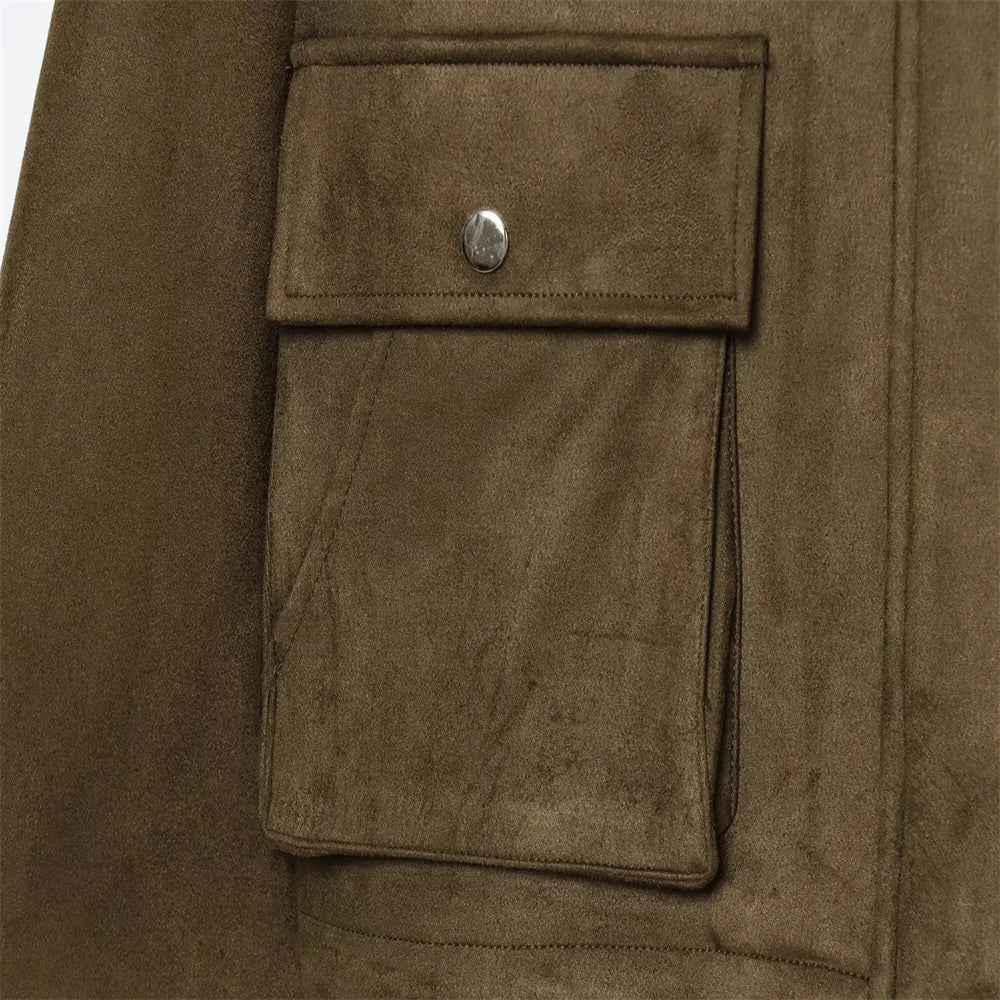 Versatile Long-lasting Leather Pilot Jacket