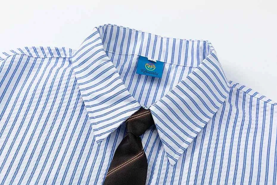 Fashionable Japanese Varsity Style Button-Up Shirt