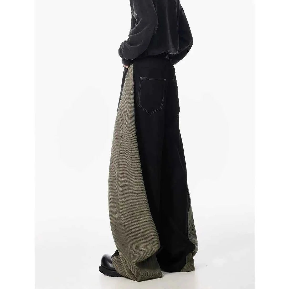 Stylish Vintage American Style Wide Leg Pants