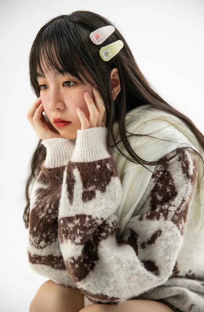 Y2K Soft Hip Hop Knitted jumper Sweater