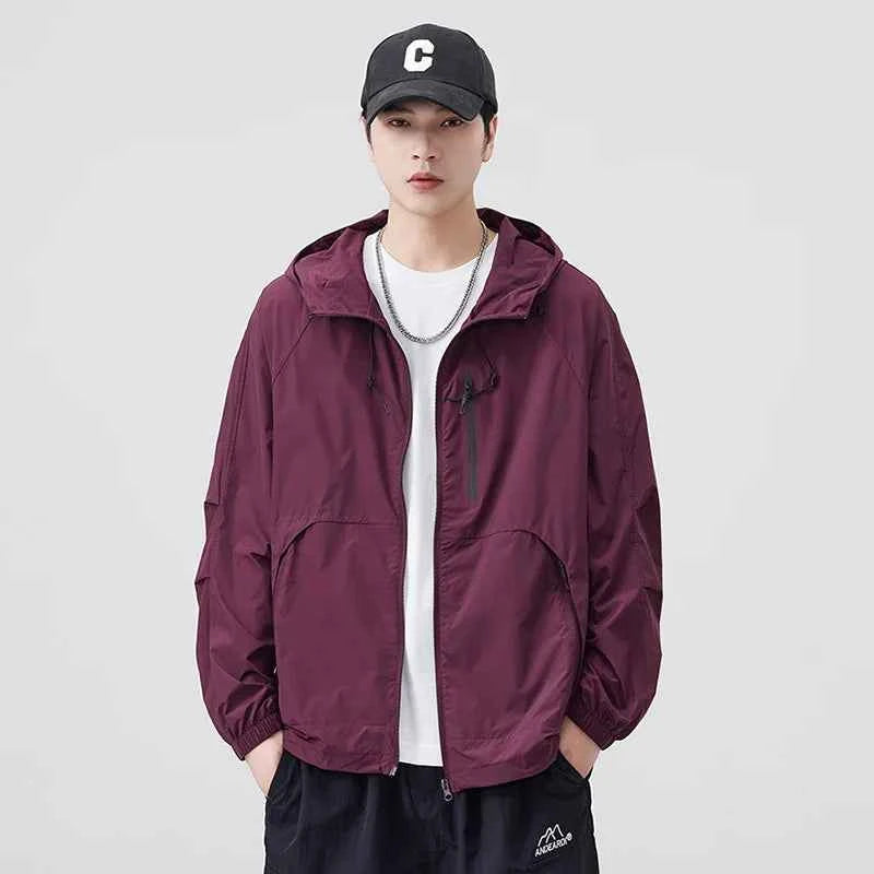 Breathable Waterproof Sunscreen Hooded Jacket