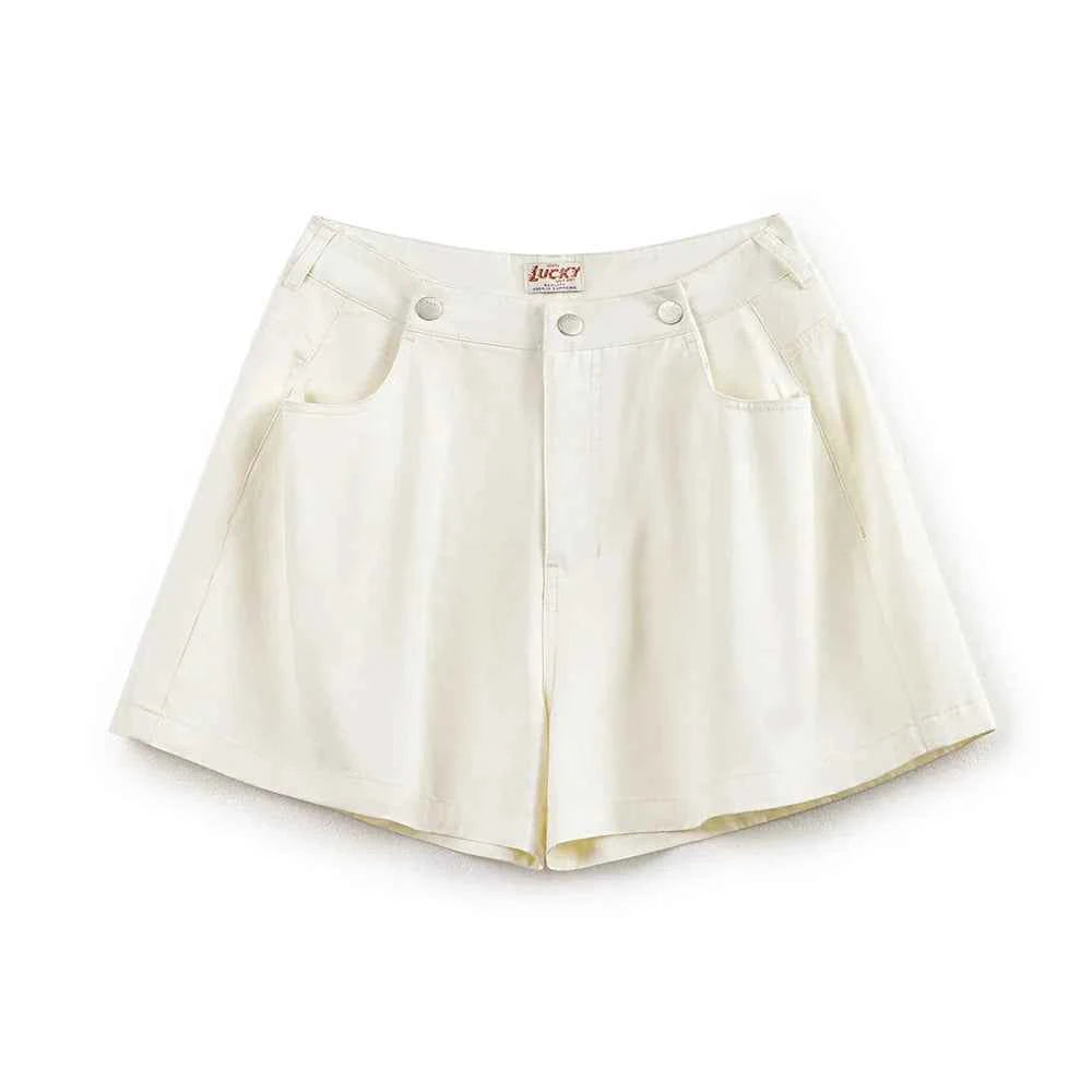 Women Casual Retro Denim Short