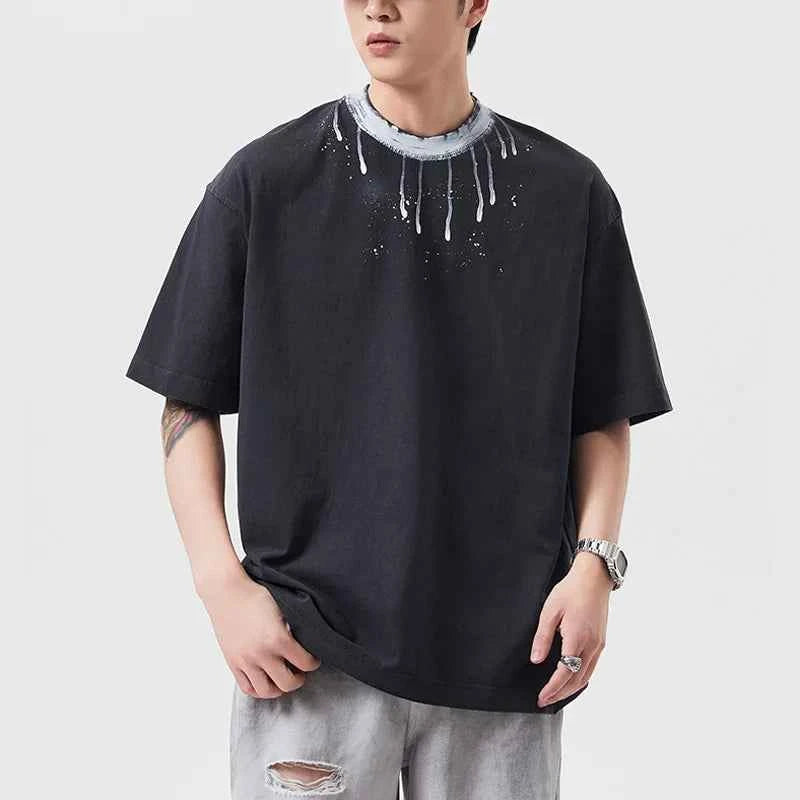 Flattering Cool Loose Casual Cotton Cityboy T-Shirt