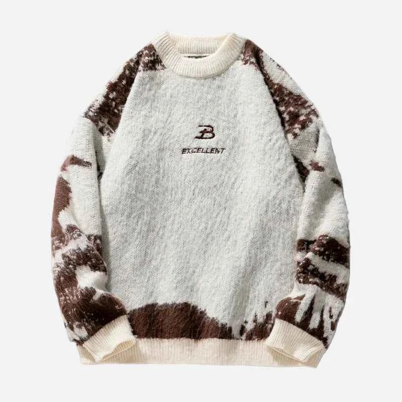 Y2K Soft Hip Hop Knitted jumper Sweater