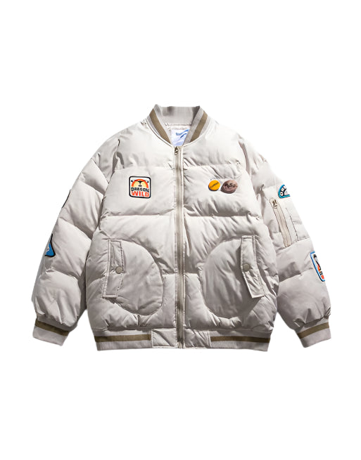 OREGON WILD Rock Patches Bomber Jacket