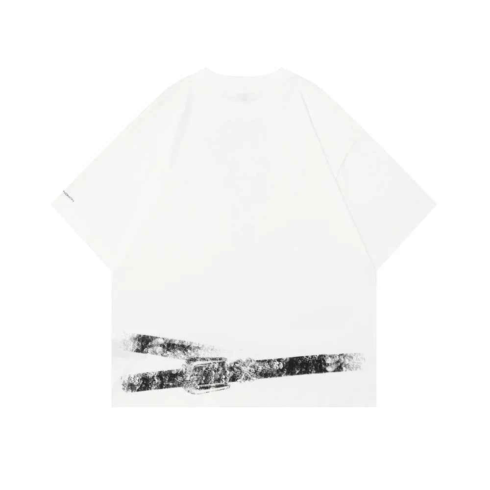 Oversize Graphic Print Loose Fit Short Sleeve T-Shirt