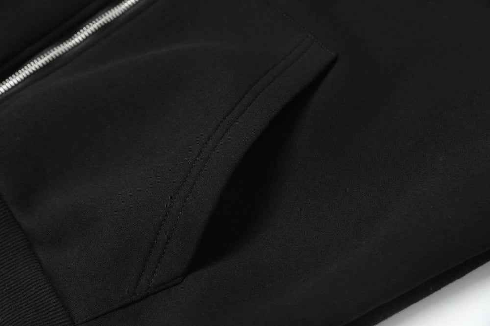 Y2K Trendy Reversible Hip Hop Hooded Sweatshirt