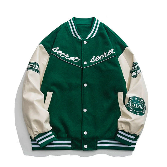 Secret Hands-Ome Button Up Reglan Sleeve Jacket