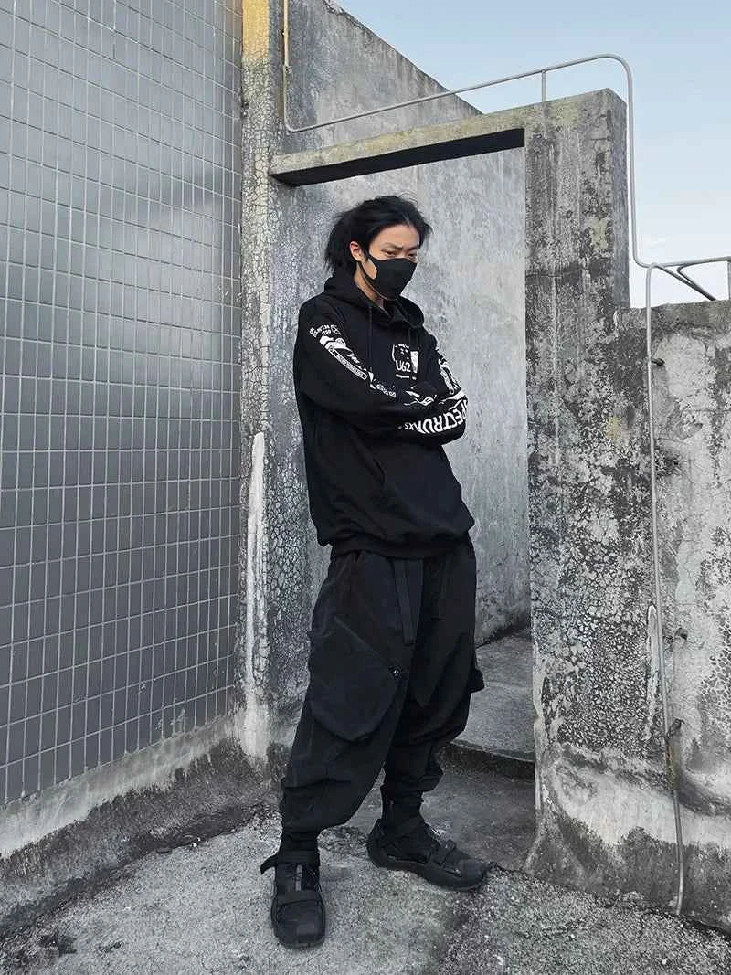 Dragon Printed High Street Tactical Hoodie