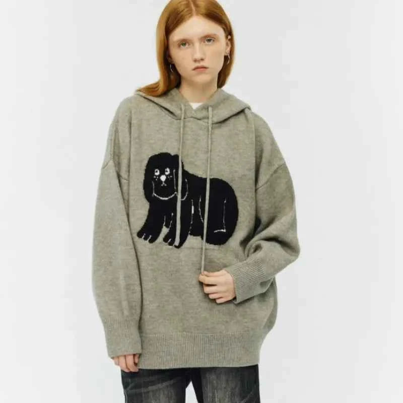 Women Animal Cool Gray Hip Hop Hoodie