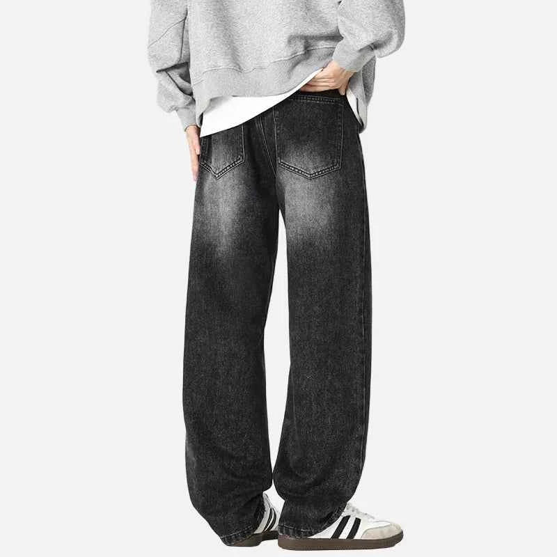 Essential Streetwear Loose Fit Wide Leg Jeans