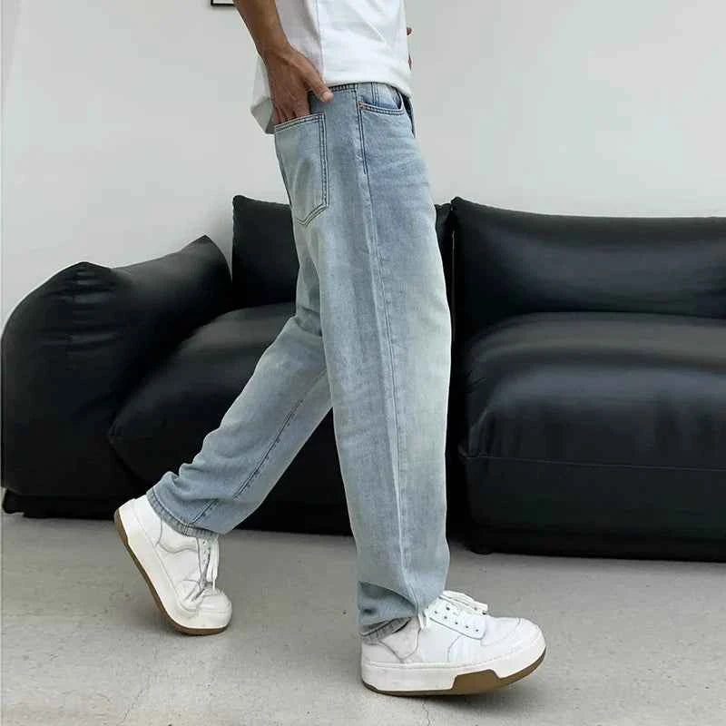 Straight & Sleek High-End Lysol Ice Silk Denim Jeans