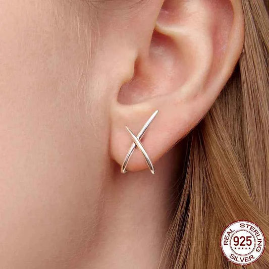 Cute Gold Plated Sterling Studs Silver Earring
